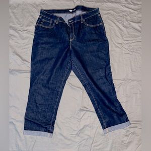Old Navy cuffed jeans size 16